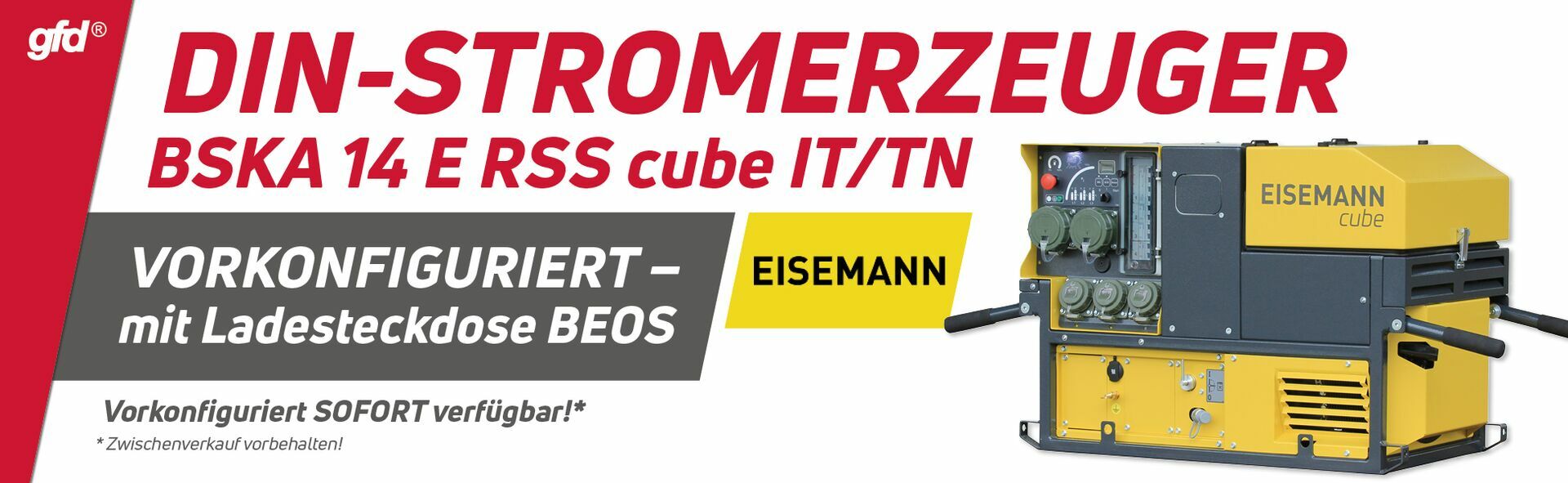 DIN-Stromerzeuger EISEMANN BSKA 14 E RSS cube IT/TN