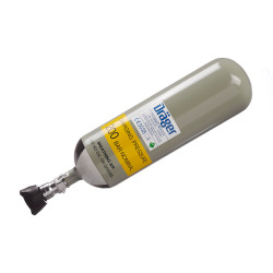 Druckluftflasche 6 l/300 bar, Stahl, Abströmsicherung, RFID